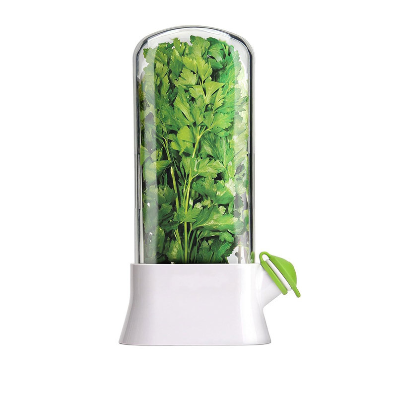 ตู้เย็นสมุนไพร crisper Saver P - Herb Keeper Container บทวิจารณ์และราคา