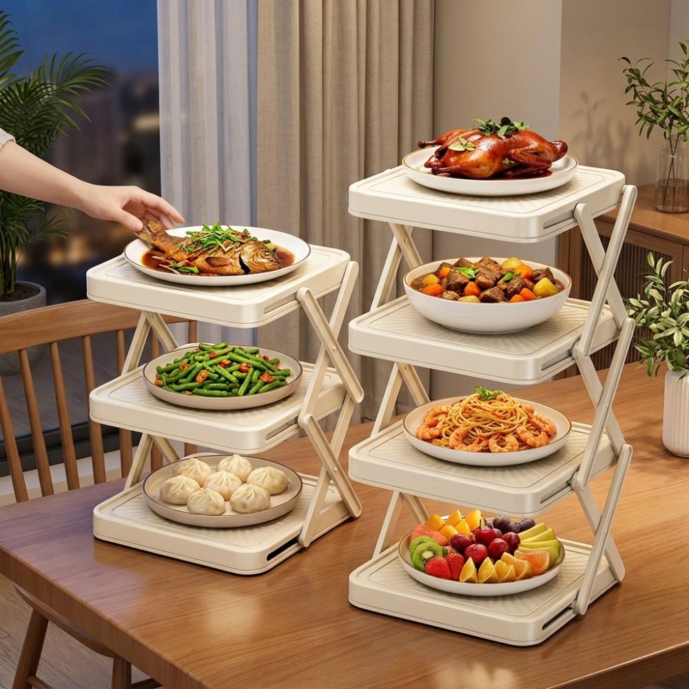ชั้นวางจานเตรียมอาหาร 3/4 ชั้น - Food Storage And Preparation บทวิจารณ์และราคา