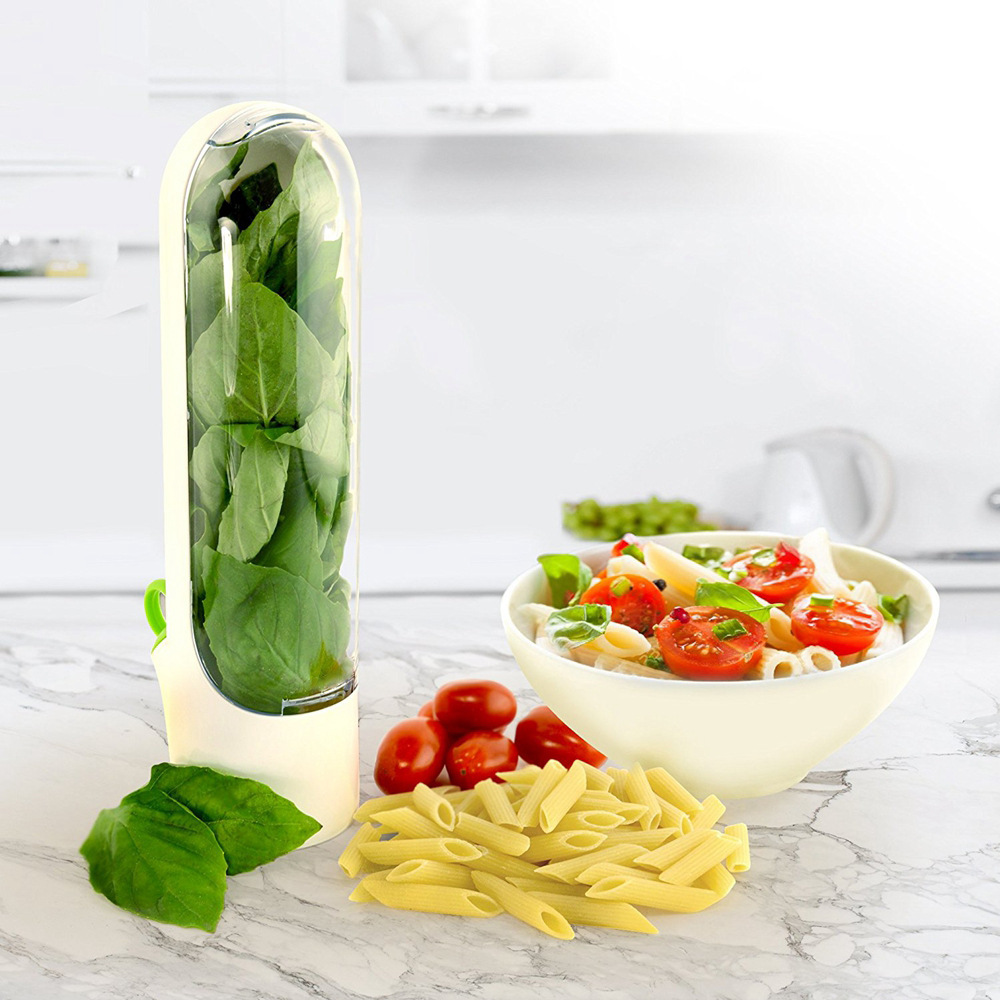 ผักสดขวดเก็บรักษาสมุนไพร Saver - Herb Keeper Container บทวิจารณ์และราคา